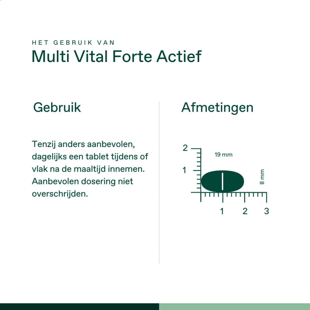 Bonusan Multi Vital Forte Actief 180 Capsules