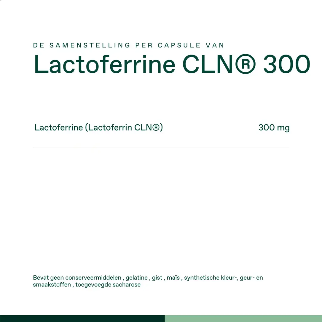 Bonusan Lactoferrine CLN 300 Capsules - 300mg - 60 Stuks