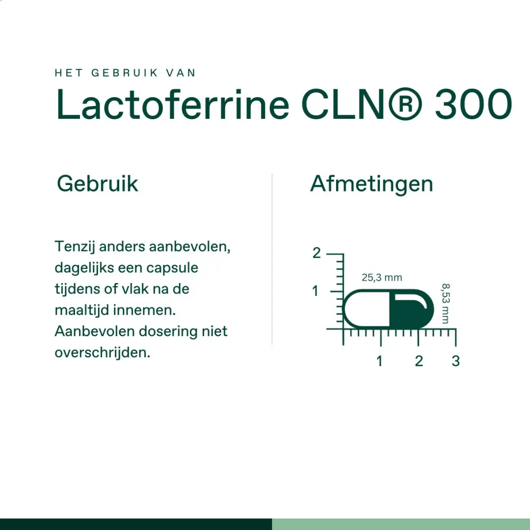 Bonusan Lactoferrine CLN 300 Capsules - 300mg - 60 Stuks