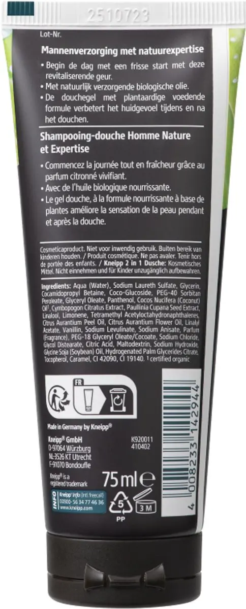 Kneipp Men Ready To Go 2-in-1 Douche 200ml