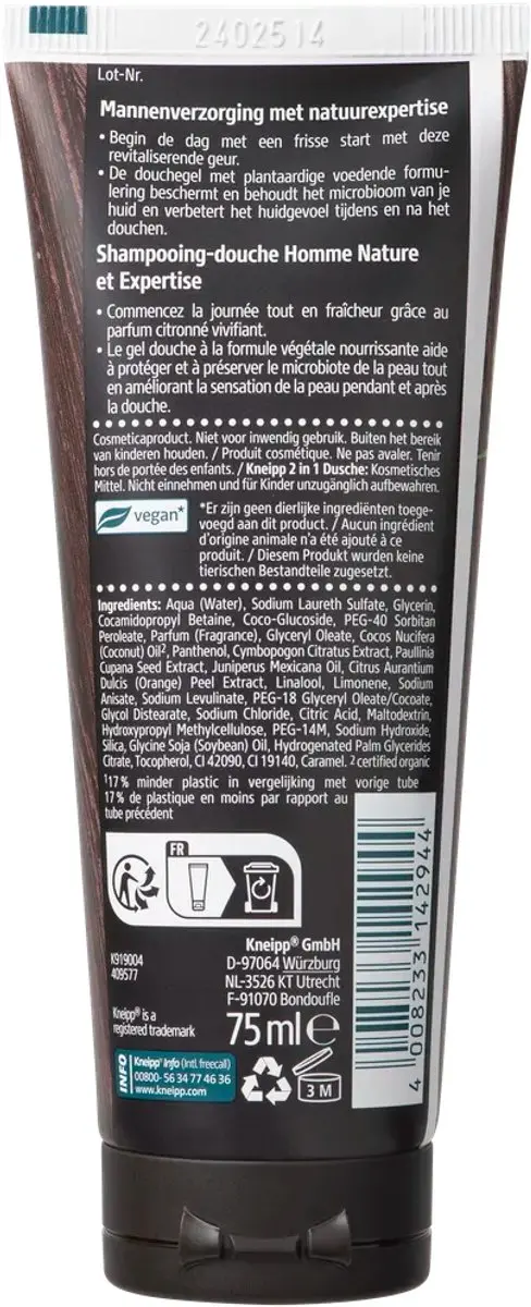 Kneipp Men Ready To Go 2-in-1 Douche 200ml