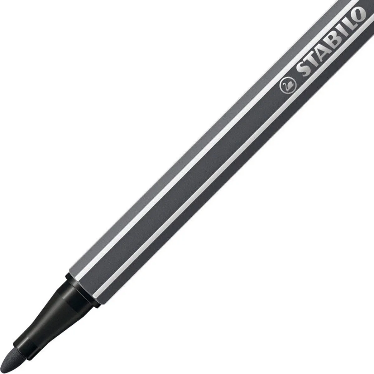 STABILO Pen 68 Diep Koud Grijs Viltstift