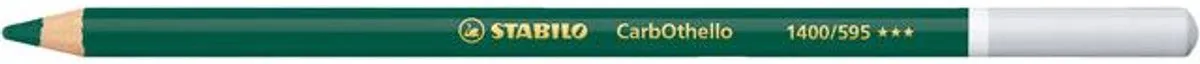 STABILO CarbOthello Kalkpastel Donkerloofgroen - 12 Stuks