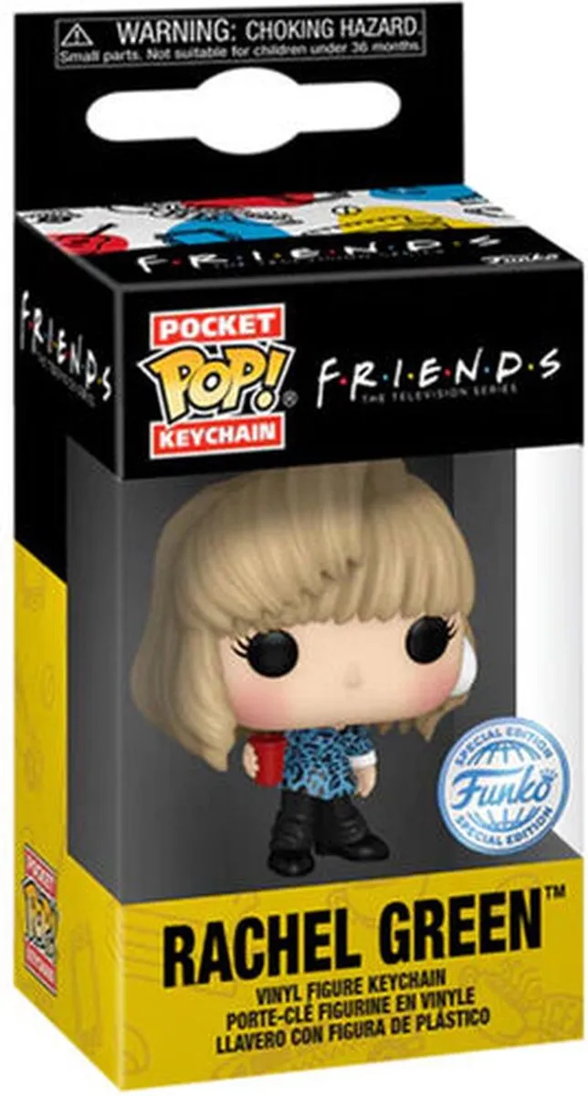 Funko Pop! Keychain Friends Rachel Green - Exclusief - Veelkleurig