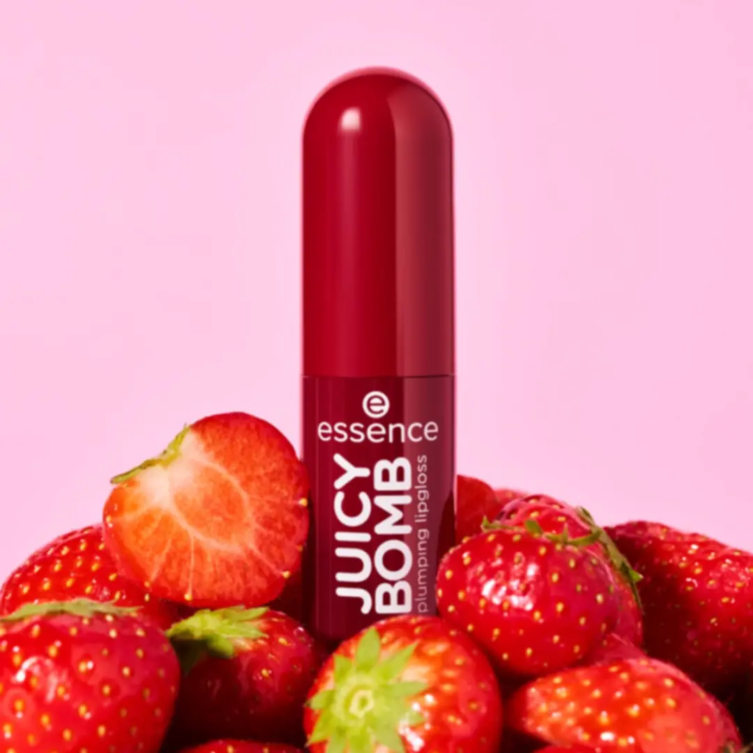 Essence Juicy Bomb Plumping Lipgloss Sweet Strawberry - 2,6 ml