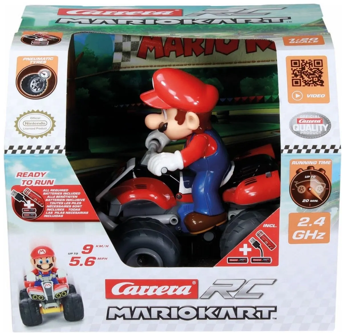 Carrera RC Mario Kart Quad 1:20 - 19,5cm - 2,4GHz - CAR370200970