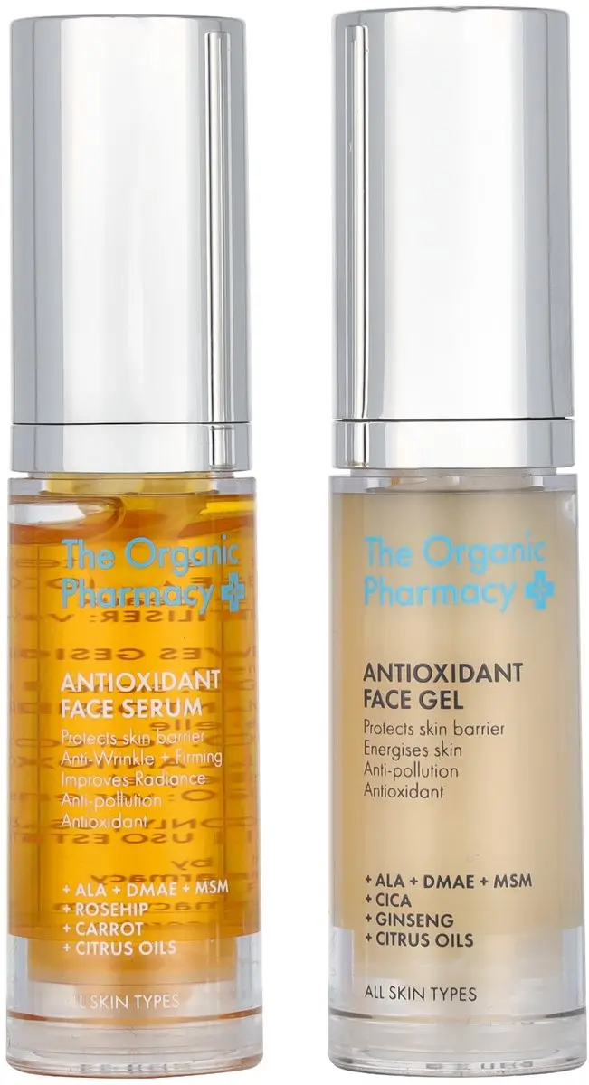 The Organic Pharmacy Antioxidant Mini Set - 10ml Gezichtsserum & Gel