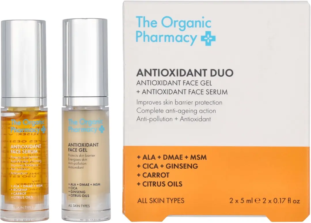 The Organic Pharmacy Antioxidant Mini Set - 10ml Gezichtsserum & Gel