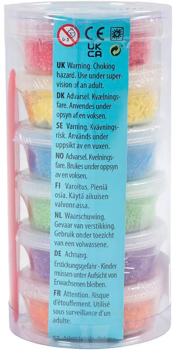 Creativ Company Foam Clay Metallic - 6x14g Meerkleurig