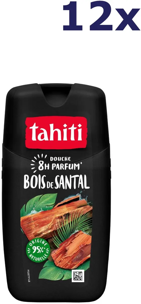 12x Tahiti Sandalwood douchegel 250ml