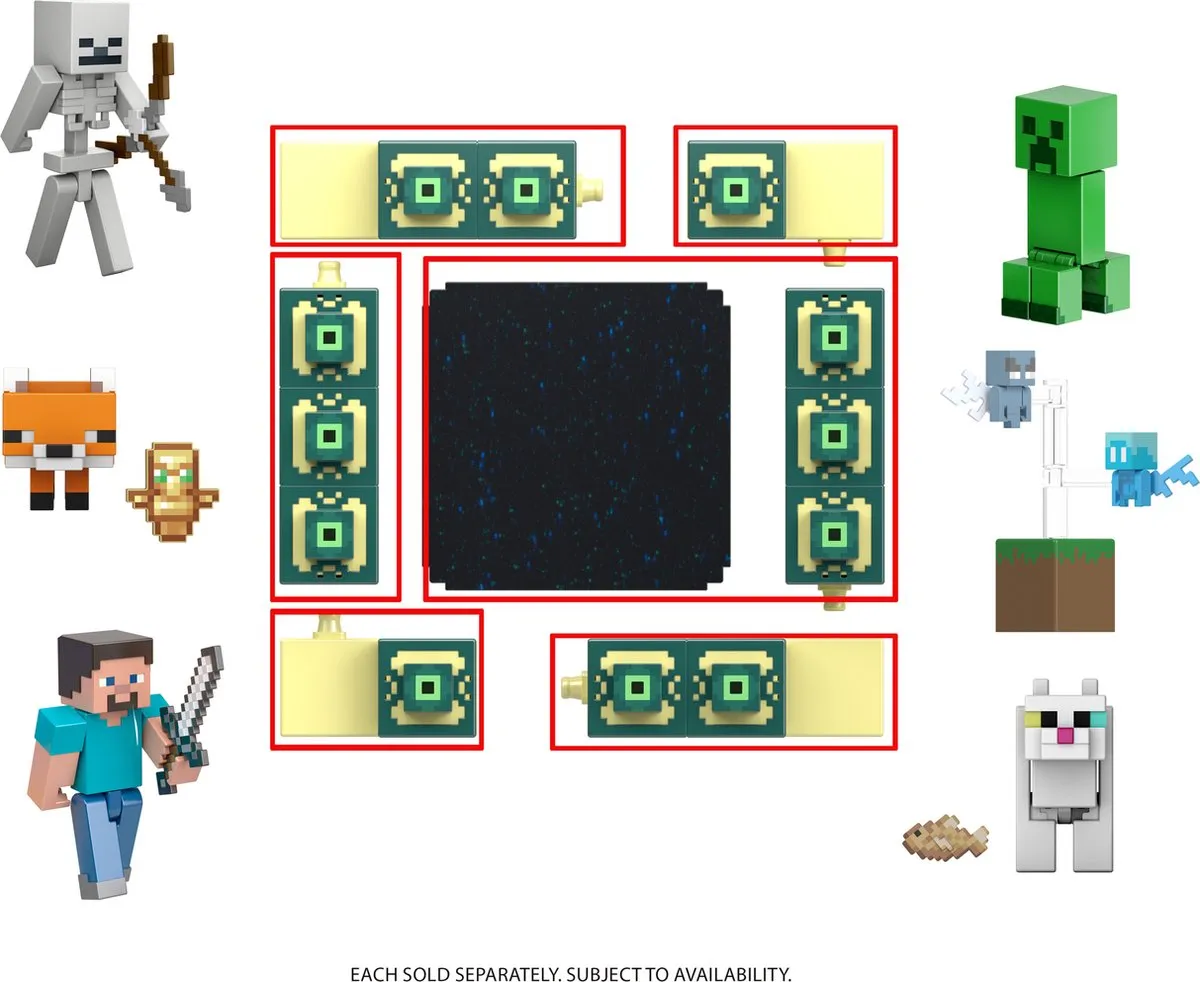 Mattel Minecraft GTP08 Speelgoedfiguur - Multicolor