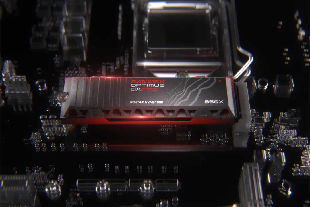 SanDisk Optimus GX PRO 850X NVMe SSD 4TB - met heatsink - afbeelding 6 van 6
