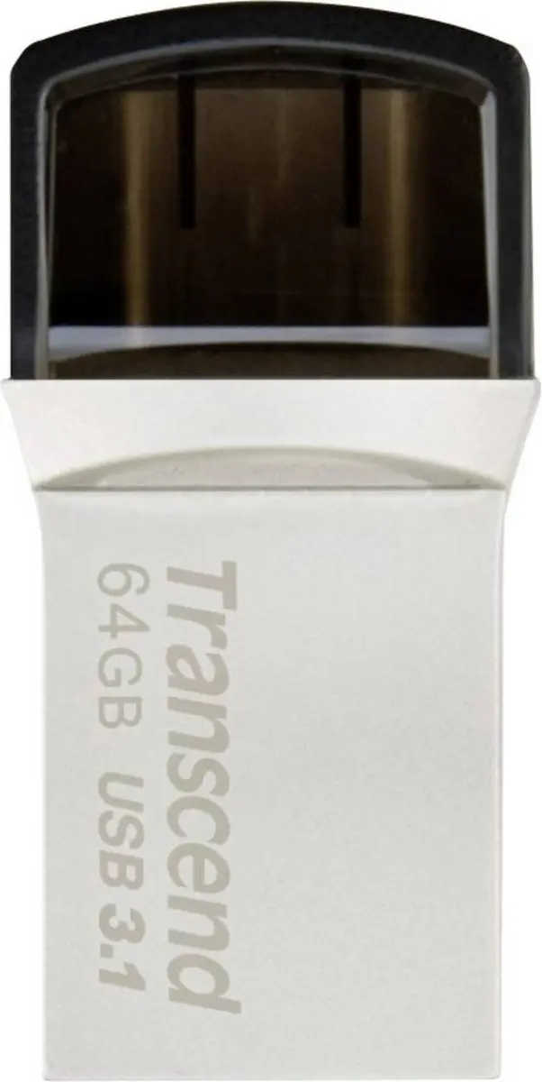 Transcend JetFlash 890 USB-stick 64GB - Zilver
