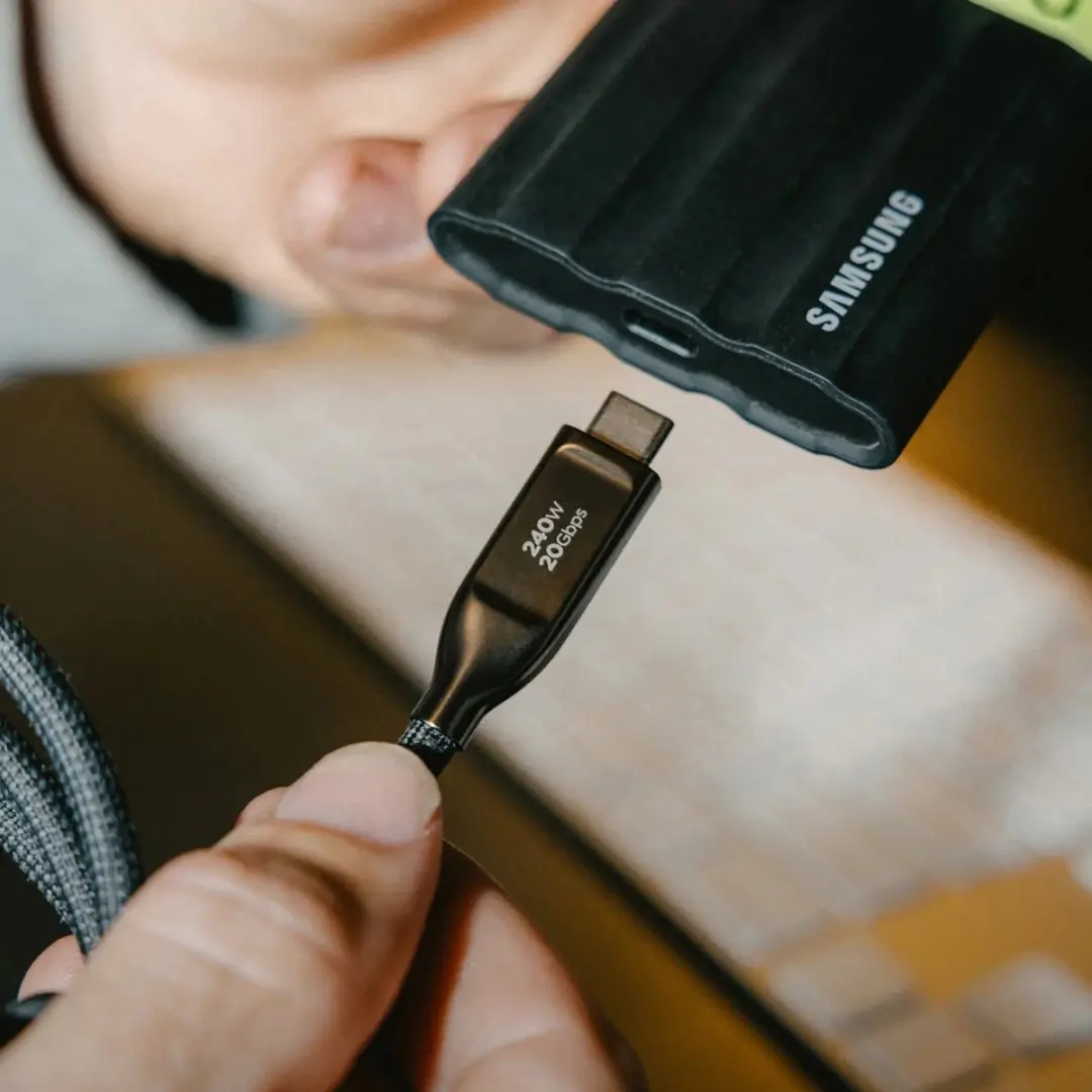 NOMAD USB-C Kevlar Kabel V3 240W - USB4 20Gbps - Zwart