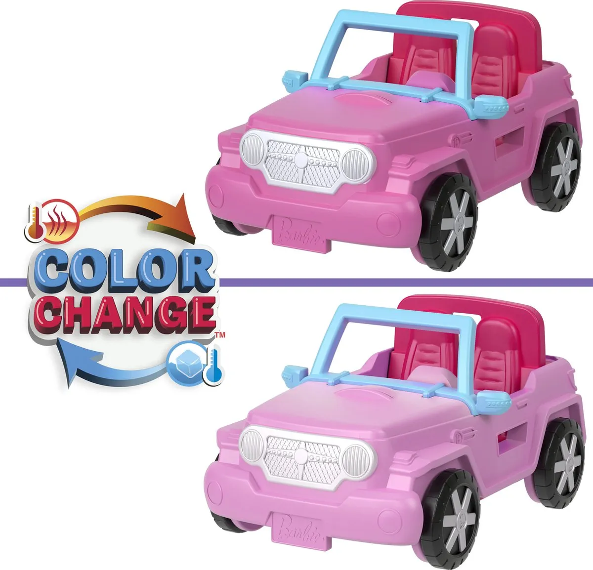 Barbie Mini BarbieLand Pop & Voertuig HYF43 - Meerkleurig