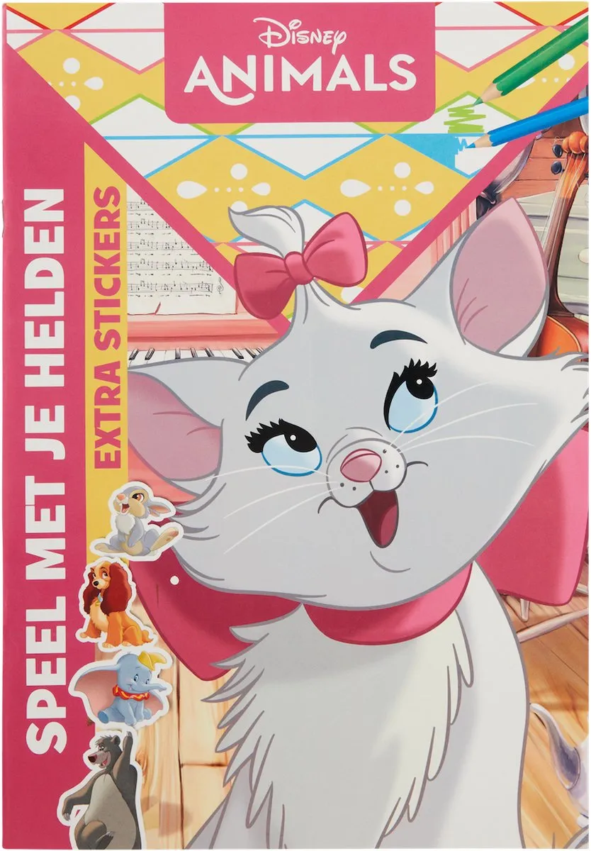 Disney Animals Spelletjesboek 32 Pagina's