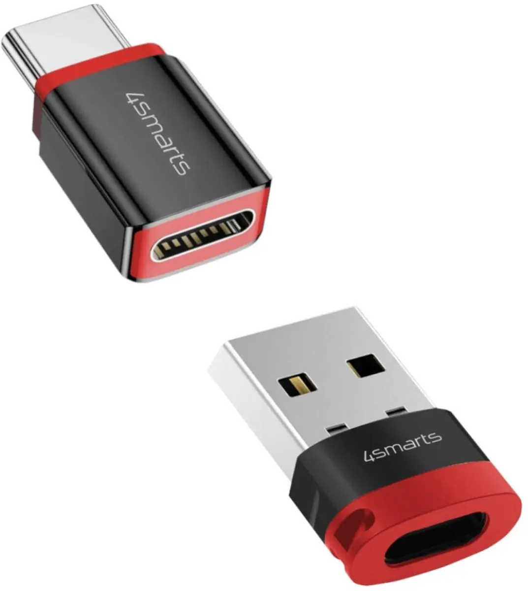 4Smarts Adapter Datablocker Usb-C Naar Usb-A/Usb-C Voor Gegevensbescherming 2