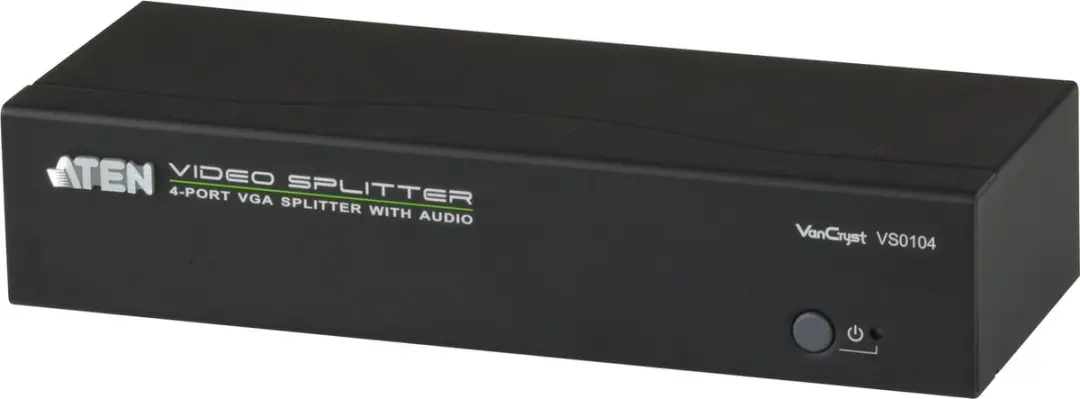 ATEN VS0104 VGA Video Splitter, 450MHz, Audio, RS232, 4-voudig