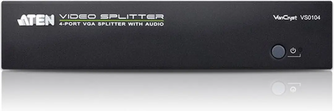 ATEN VS0104 VGA Video Splitter - 4-voudig - Zwart