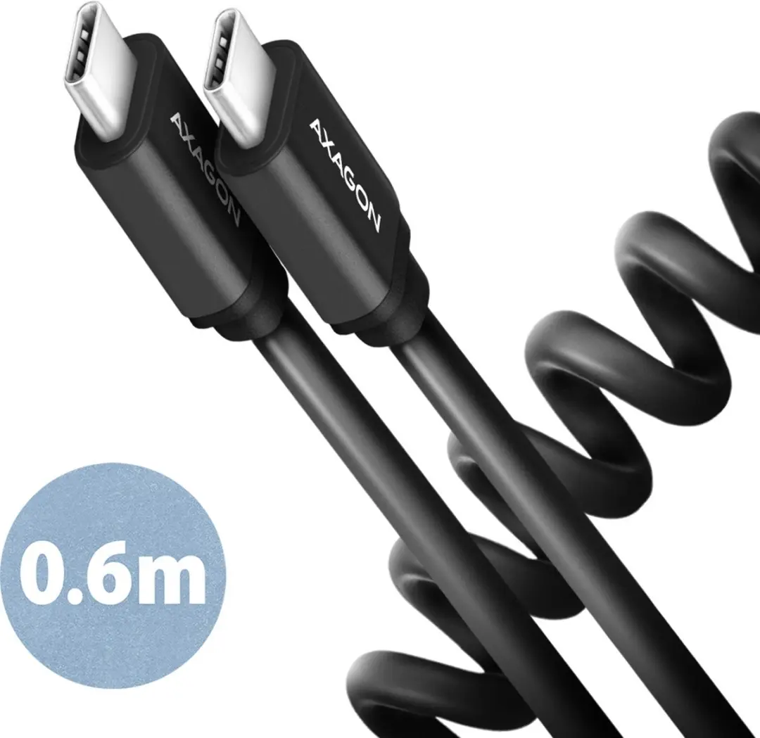 Axagon BUCM-CM10TB USB-C Kabel 0,6m
