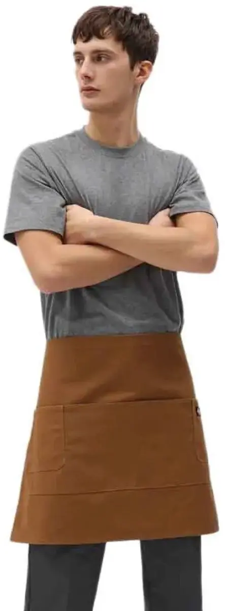 Dickies Bistro Schort Bruin