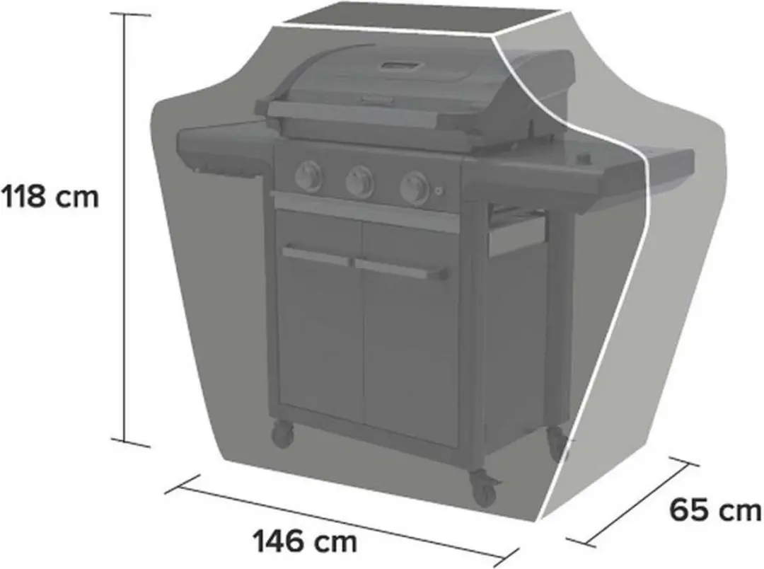 Campingaz Classic BBQ Hoes 3 Branders - L - Zwart