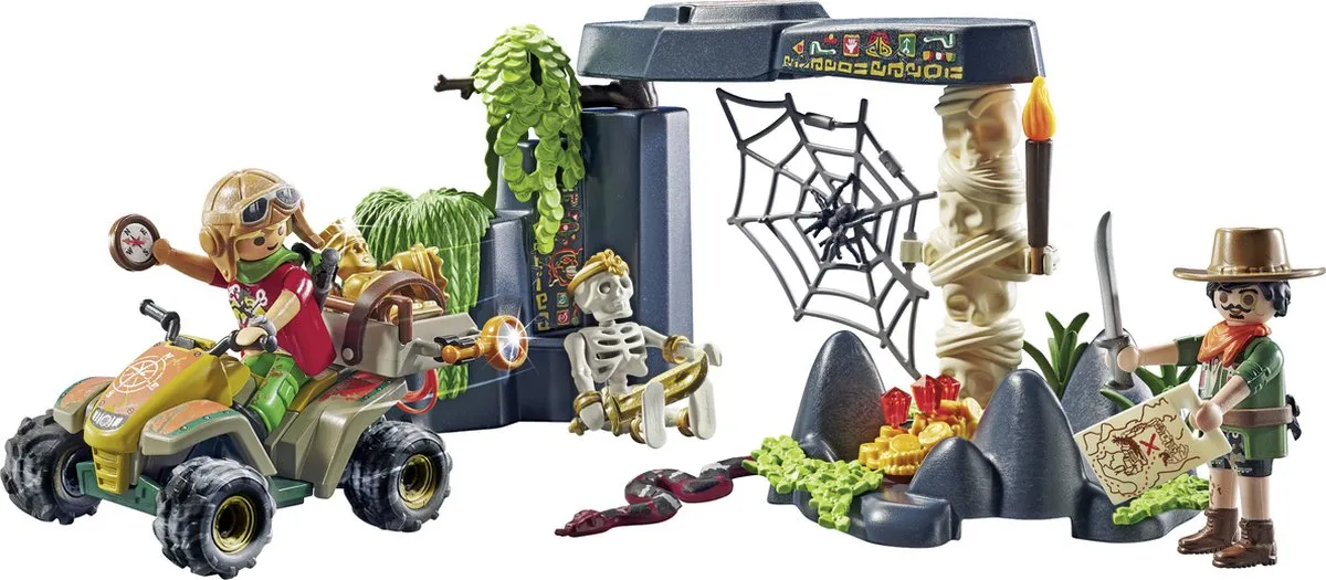 Playmobil Wild Life Schatzoeken in de Jungle 71454 - Multicolor
