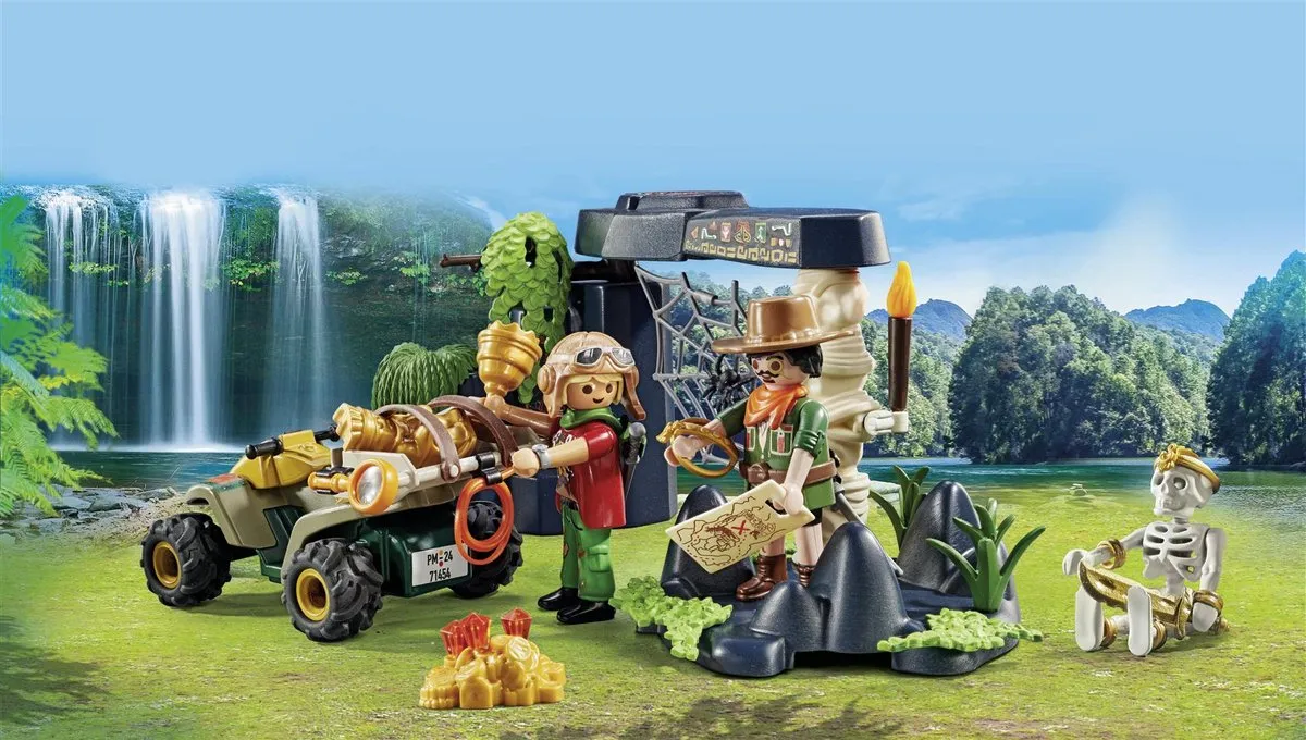 Playmobil Wild Life Schatzoeken in de Jungle 71454 - Multicolor