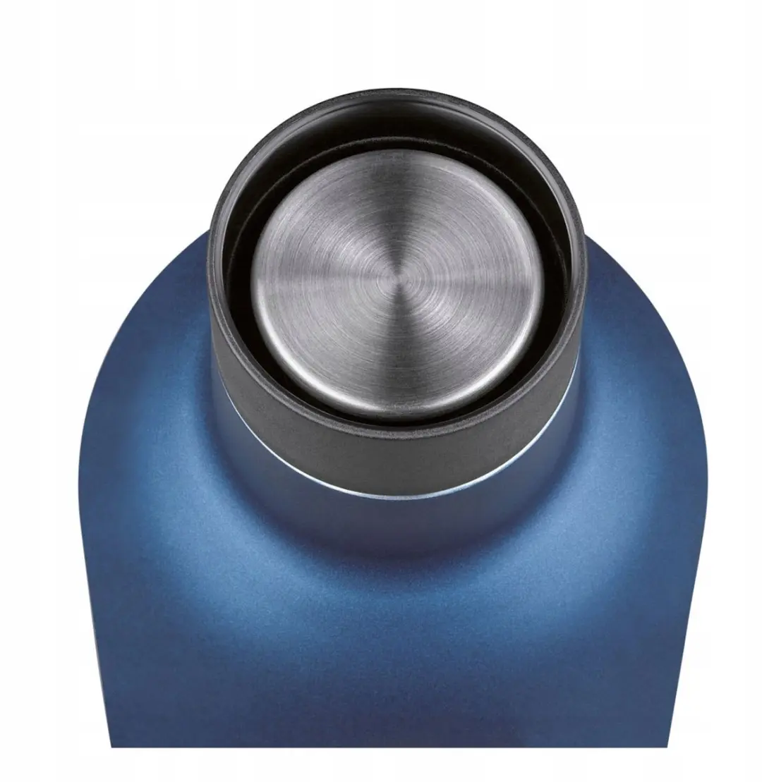 Cilio Thermosfles 0,45L - Mat Blauw - 24u Koud, 18u Warm