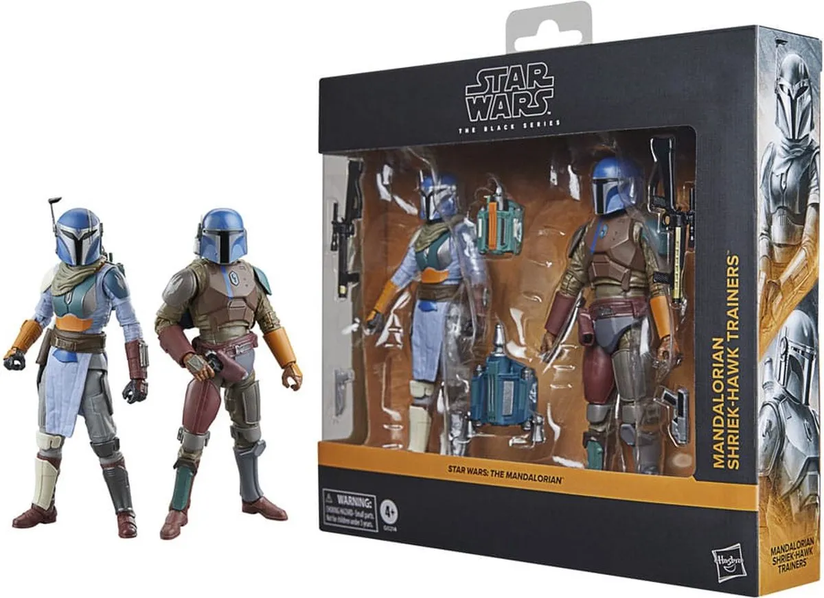 Hasbro Star Wars The Mandalorian Black Series Shriek-Hawk 2-Pack - 15cm - Multi
