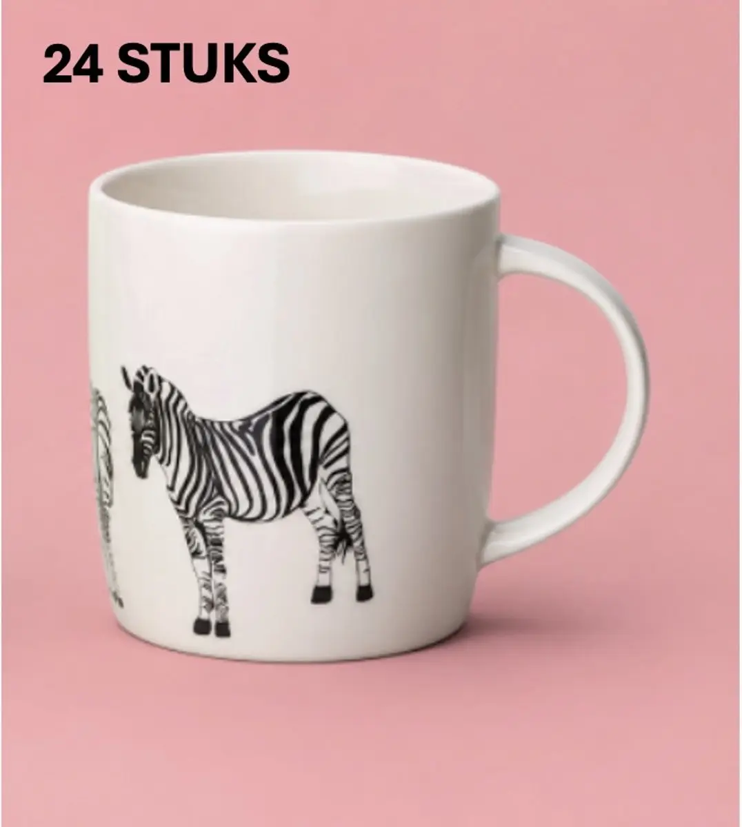 Cosy&Trendy Zebra Mokken Set van 24