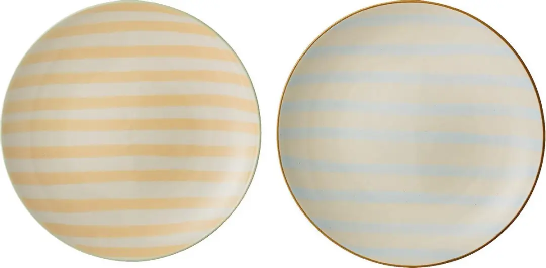 Bloomingville Miami Set van 2 Stenen Borden Ø 20 cm