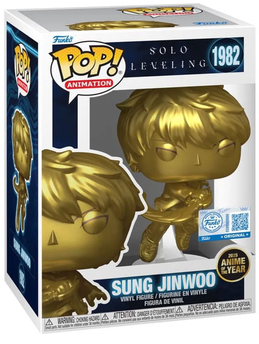 Funko Pop! Solo Leveling Sung Jinwoo Gold #1982