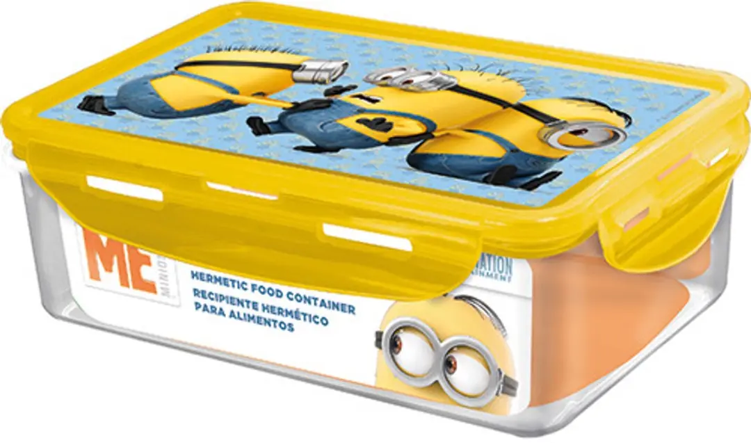 Minions Bewaardoos met Clips 1070ml