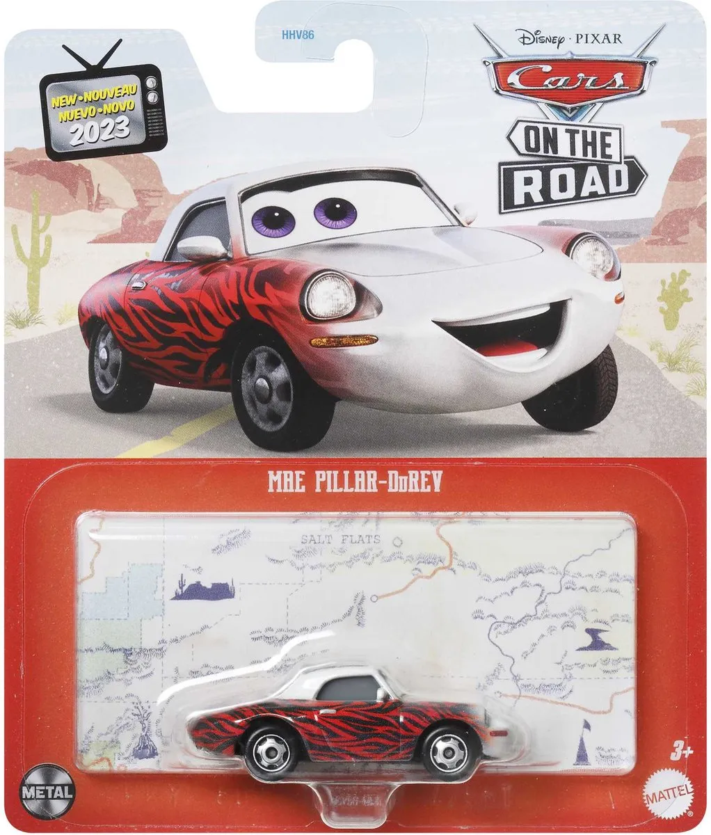 Mattel Disney Pixar Cars Mae Pillar-DuRev HKY50 - Meerkleurig
