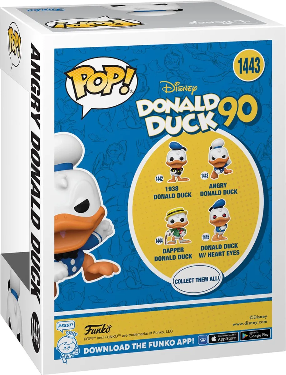 Funko Pop! Angry Donald Duck - Mickey & Minnie 90th Anniversary 75723 - Multicolor