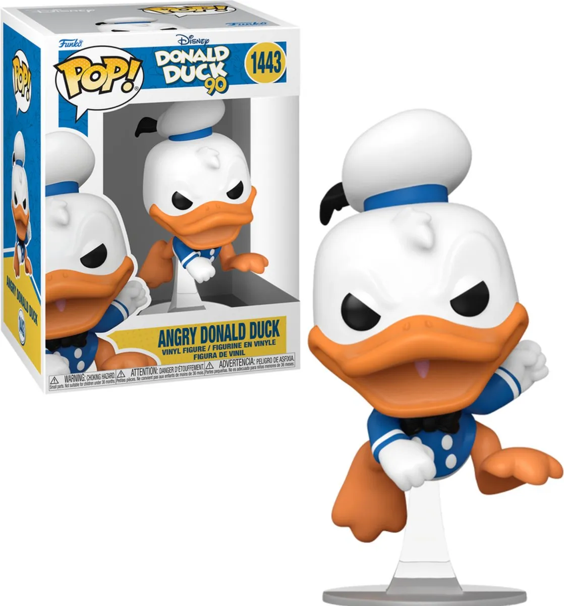 Funko Pop! Angry Donald Duck - Mickey & Minnie 90th Anniversary 75723 - Multicolor