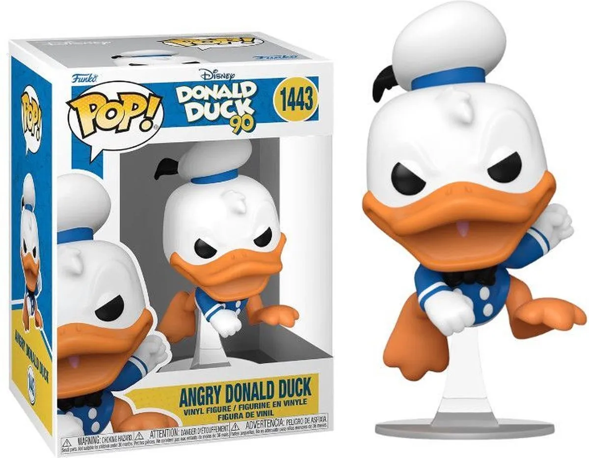 Funko Pop! Angry Donald Duck - Mickey & Minnie 90th Anniversary 75723 - Multicolor