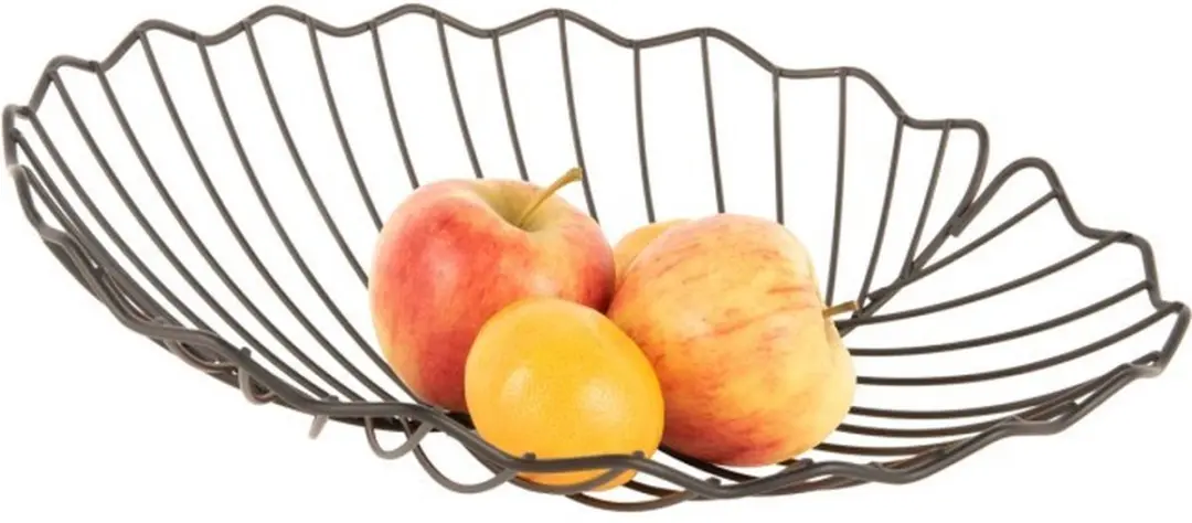 Present Time Leaf Fruitschaal - Zwart