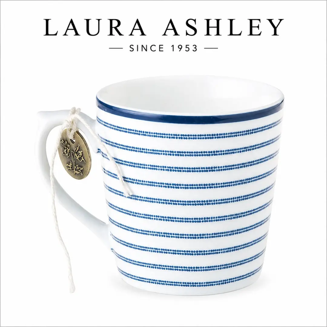 Laura Ashley Blueprint Mok 22cl - Candy Stripe