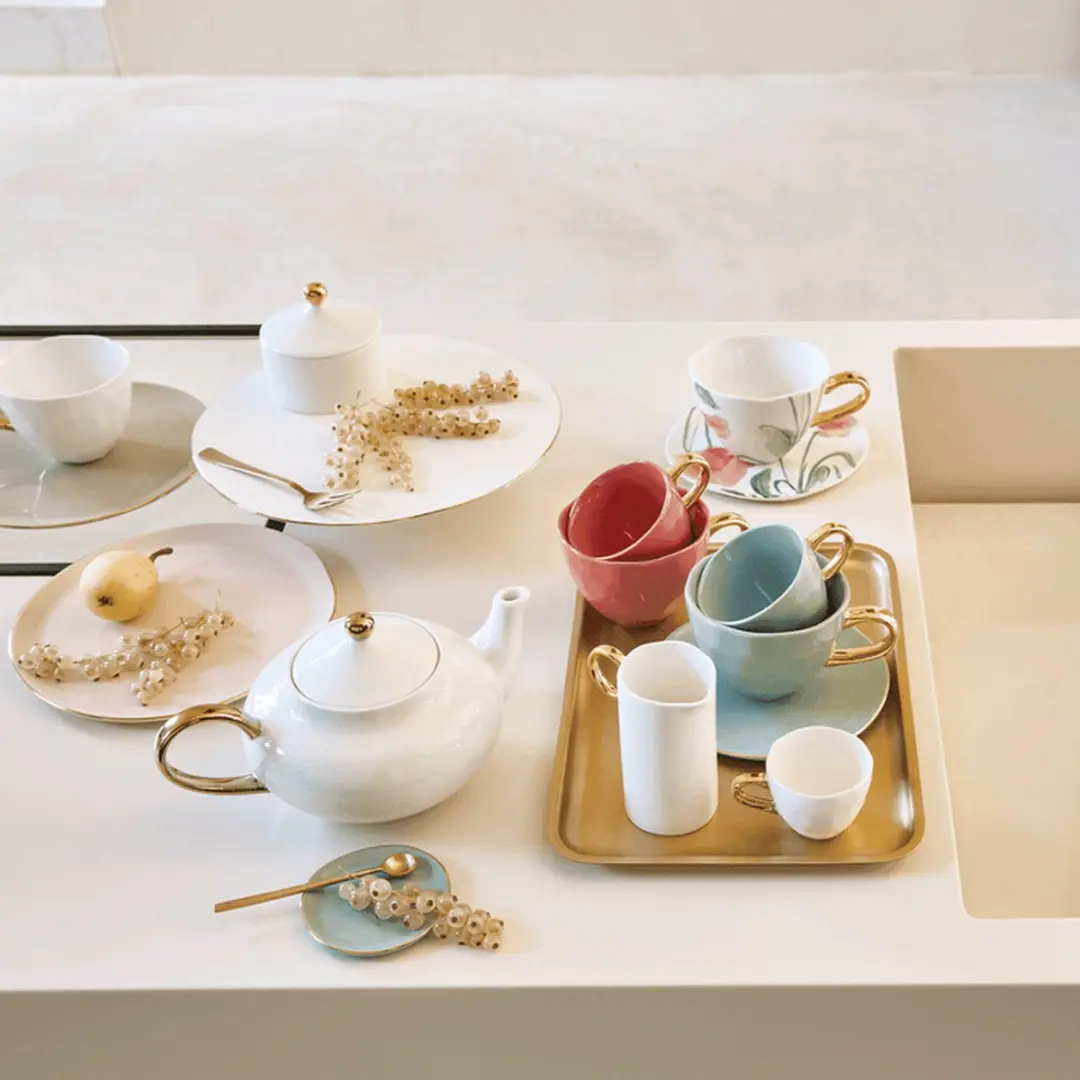 Urban Nature Culture Gebaksvorkjes Goud - Set van 4