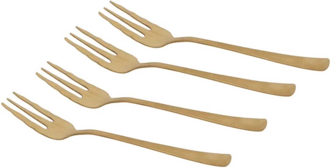 Urban Nature Culture Gebaksvorkjes Goud - Set van 4