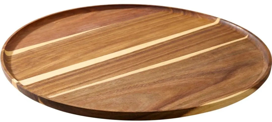 Serveerschaal van acaciahout, 40 cm