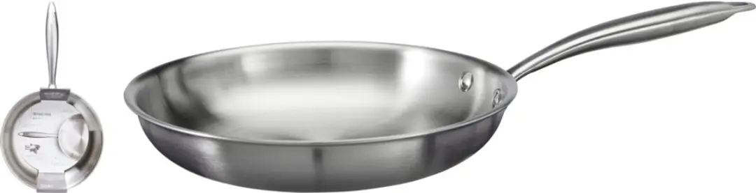 Roestvrijstalen koekenpan van 24 cm