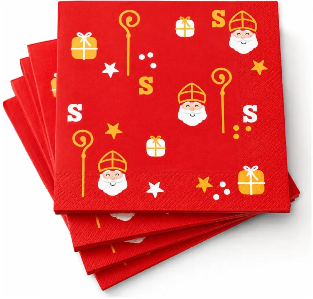 Duni Sinterklaas thema servetten
