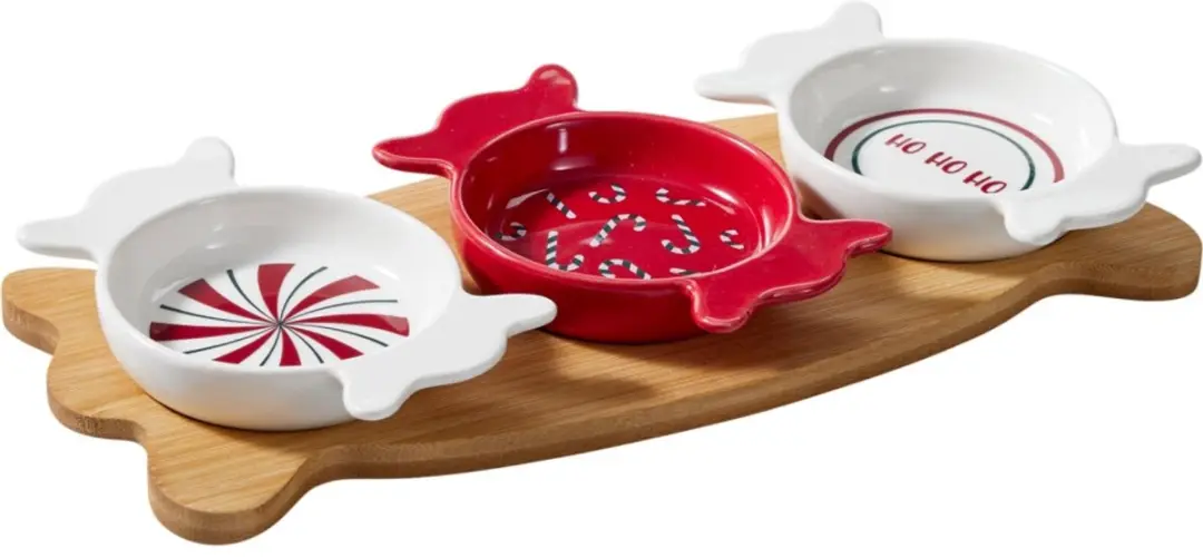 Serveerschalen, set van 4 stuks