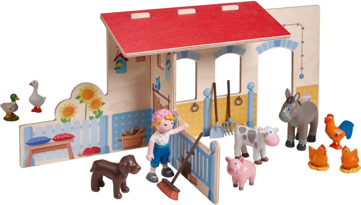 Haba Little Friends Junior Speelset Boerderij 35cm