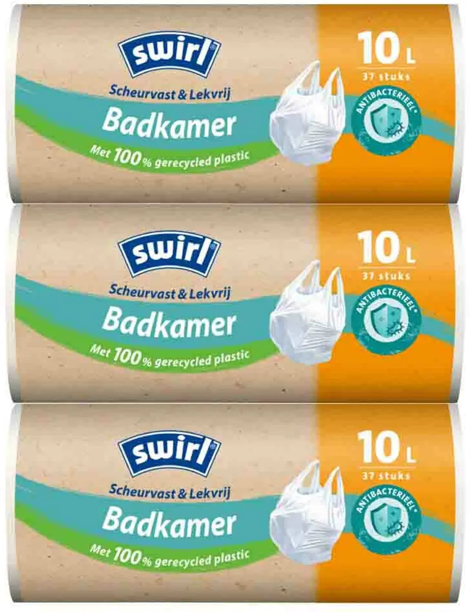 Swirl Pedaalemmerzakken Badkamer 10L