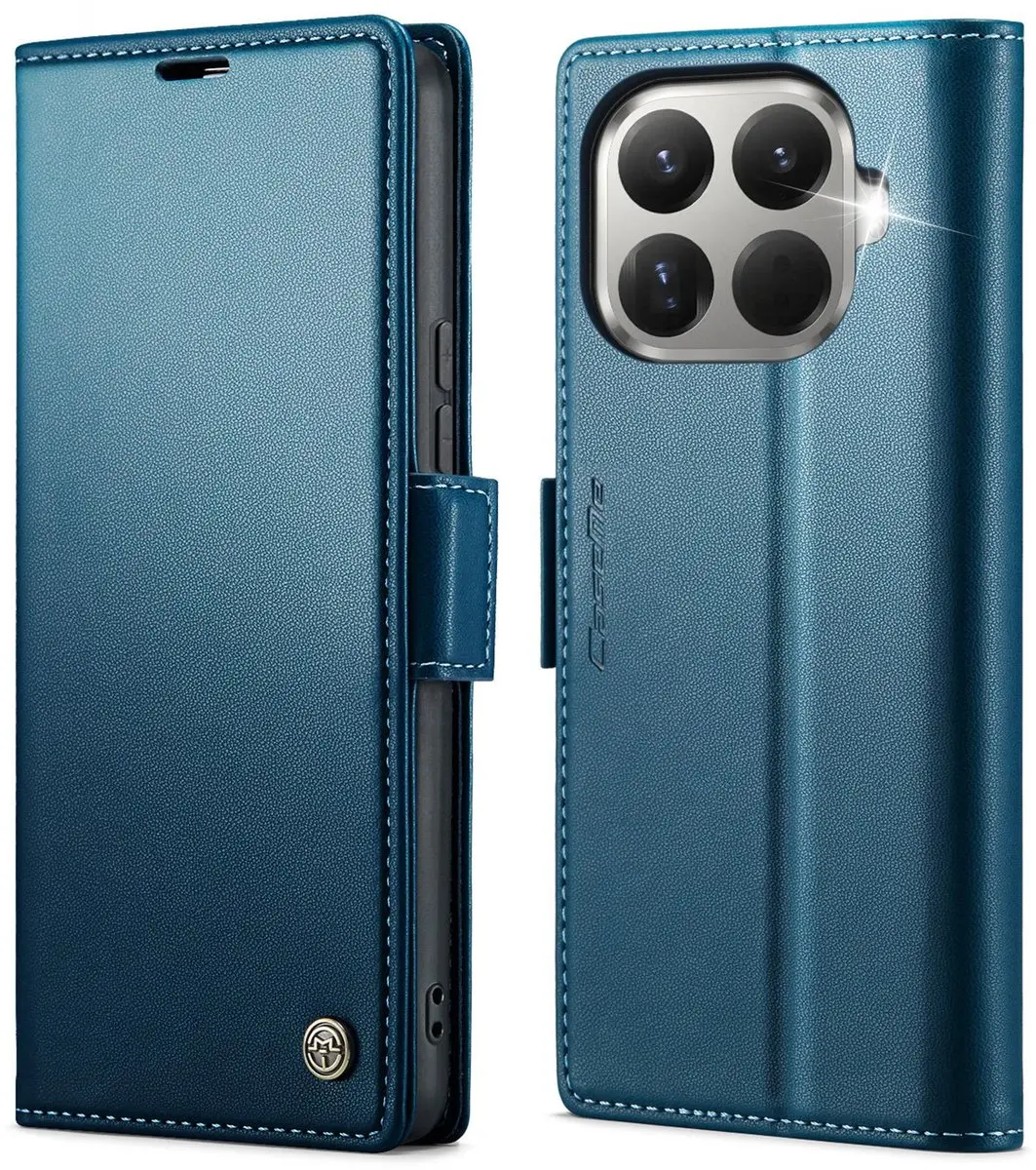 CaseMe Wallet Case met Anti-RFID Kaarthouder en Magneetsluiting voor Xiaomi 17T