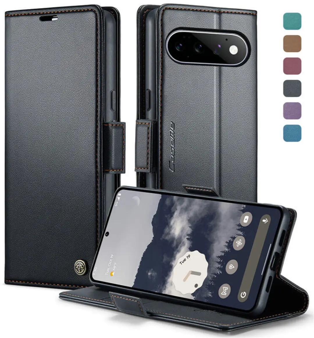 CaseMe Wallet Case met Anti-RFID Kaarthouder en Magneetsluiting voor Pixel 11 /